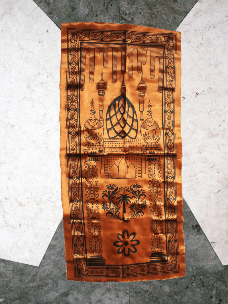 SOKA - Sajadah Travel/Souvenir/Gift Bahan Satin Tile - Fashion Muslim