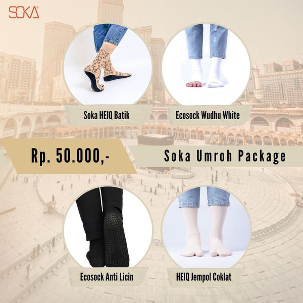 SOKA - Paket Kaos Kaki Umroh - Fashion Muslim