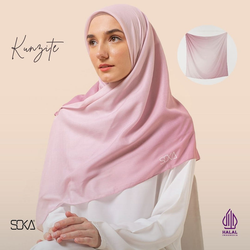 SOKA - Kerudung/Hijab Segi Empat Gradasi - Fashion Muslim 3