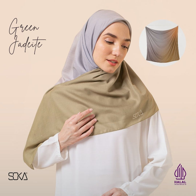 SOKA - Kerudung/Hijab Segi Empat Gradasi - Fashion Muslim 4