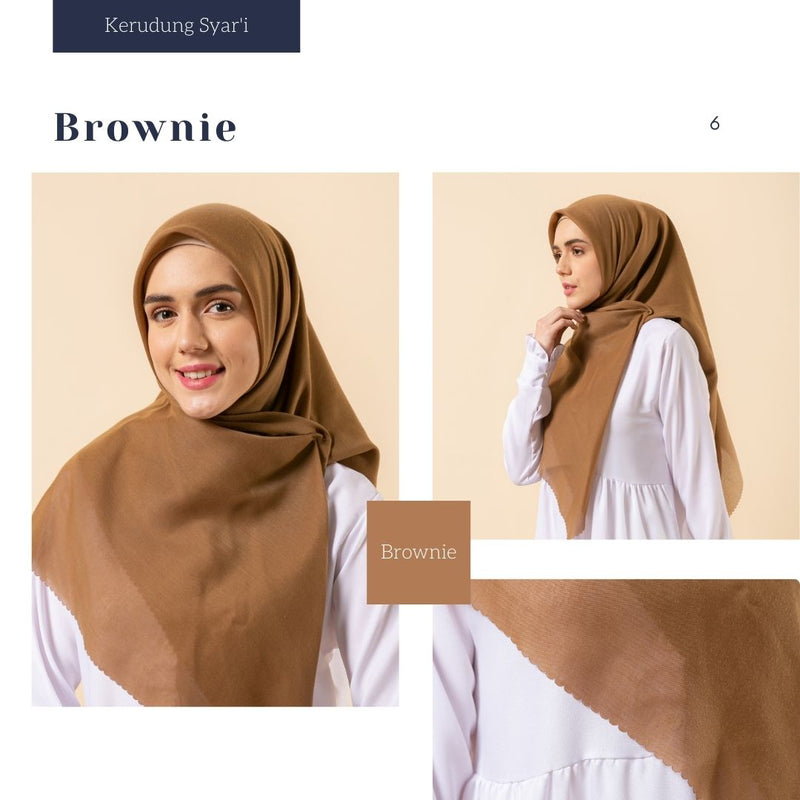 SOKA Kerudung / Hijab Syar'i Lasercut - Fashion Muslimah