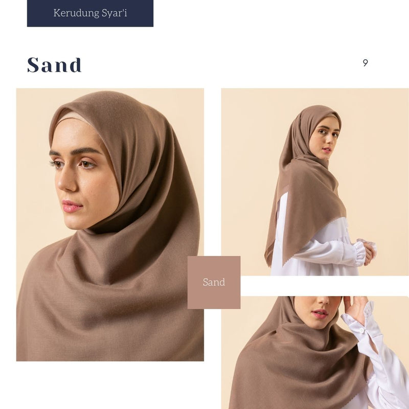 SOKA Kerudung / Hijab Jahit Tepi - Fashion Muslimah