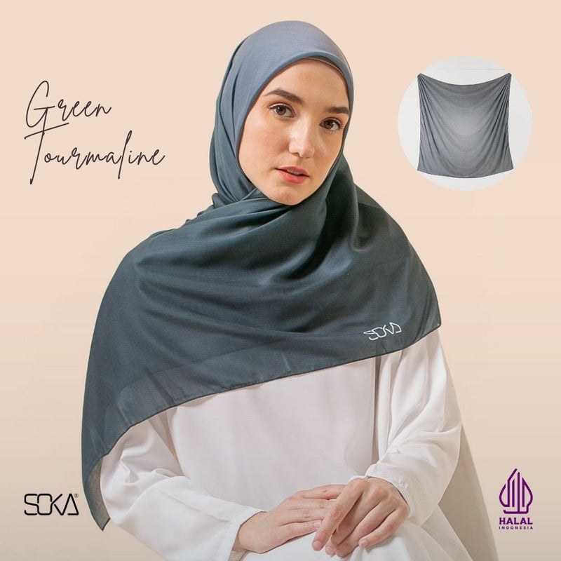 SOKA - Kerudung/Hijab Segi Empat Gradasi- Fashion Muslim 1
