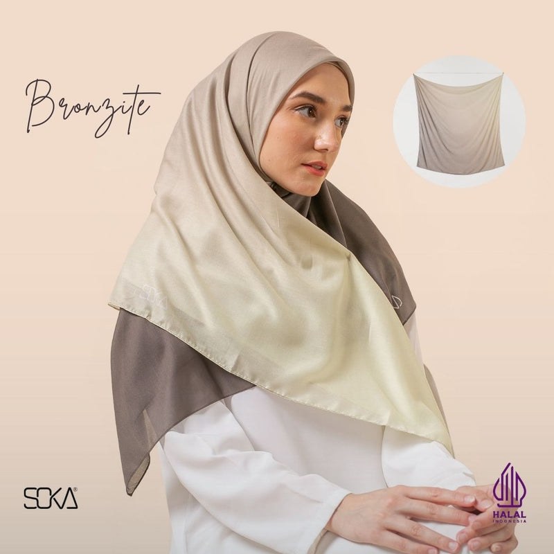 SOKA - Kerudung/Hijab Segi Empat Gradasi-Fashion Muslim 2